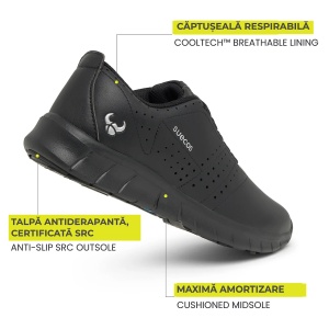 Adidasi impermeabili, antiderapanti, unisex, Suecos Erik cu incaltare usoara