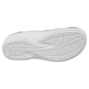 Sandale ortopedice piele albe dama OrtoMed 3728-P129 - Img 6