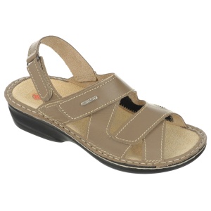 Sandale ortopedice piele pentru monturi, OrtoMed 3703-P152 bej