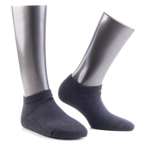 Sosete scurte, cu 13% fir de argint, BonnySilver® 213 gri 