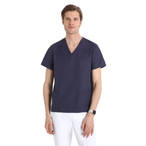 Bluze medicale, care nu necesita calcare, Quick Smart bleumarin