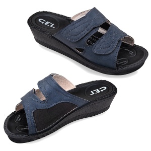 Papuci ortopedici, pentru monturi, dama, Mjartan 2817-G13 bleumarin