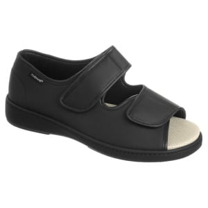 Sandale medicinale, femei si barbati, negre, PodoWell Aduler