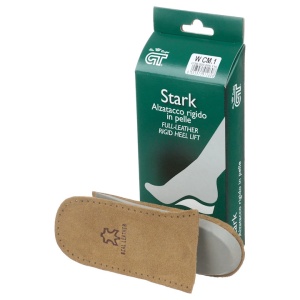 Talonete inaltatoare rigide de 1 cm, piele naturala, Stark