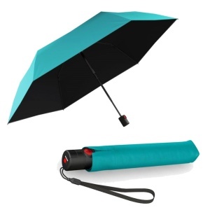 Umbrele cu protectie UV50+ Knirps U. 200 Ultra Light turcoaz, pentru ploaie si soare