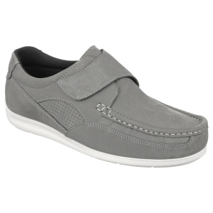 Mocasini ortopedici, piele naturala, gri, barbati PinosoS 6413-H