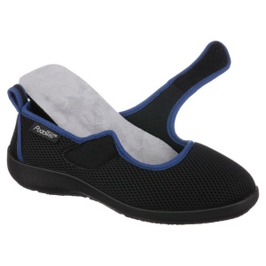 Pantofi sport ortopedici negri dama brant detasabil PodoWell Tarnos
