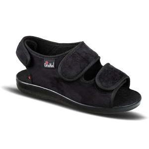 Sandale medicinale, calapod lat, OrtoMed 526-T44 negre