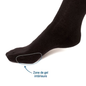 Sosete medicale pentru ”monturi” / Hallux Valgus, cu gel interior, PodoSolution.