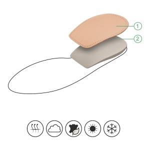 Talonete inaltatoare, unisex, Ortho-medical, Tacco FussForm