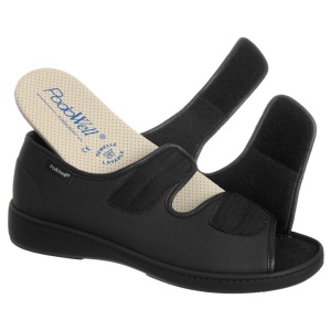 Sandale medicinale dama si barbati PodoWell Aduler negre