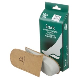 Talonete inaltatoare rigide de 3 cm, piele naturala, Stark