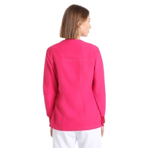 Bluze medicale, fara calcare, Quick Power maneca lunga, fucsia