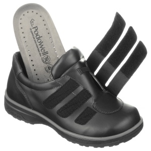 Pantofi ortopedici, calapod lat, piele naturala, PodoWell Alphonse