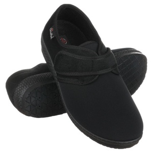 Pantofi ortopedici calapod lat stretch barbatesti OrtoMed 670-T77 negri