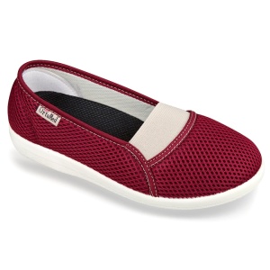 Balerini ortopedici, pentru femei, OrtoMed 6087-T16 bordo