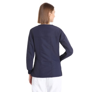 Bluze medicale, fara calcare, Quick Power maneca lunga, bleumarin