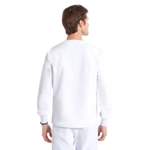 Bluze medicale fara calcare Quick Smart alb maneca lunga