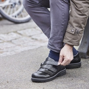 Pantofi ortopedici, calapod lat, piele naturala, PodoWell Alphonse