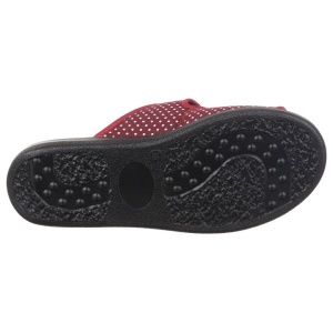 Papuci de casa, ortopedici, dama, Mjartan 543-LC38 bordo