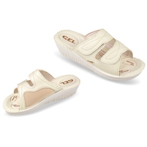 Papuci ortopedici, pentru monturi, dama, Mjartan 2817-G09 crem