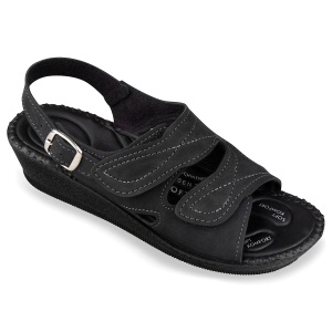 Sandale ortopedice, pentru monturi, Mjartan 2815-N18 negru
