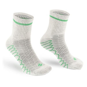 Sosete alergare, 7% fir argint , BonnySilver 303K gri-verde