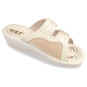 Papuci ortopedici, pentru monturi, dama, Mjartan 2817-G09 crem