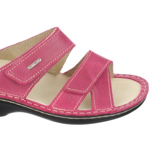Papuci ortopedici, piele naturala, roz, dama, OrtoMed 3702-P66