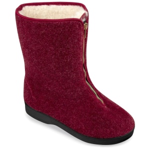 Cizme ortopedice, imblanite lana naturala, Mjartan 800-T05 bordo