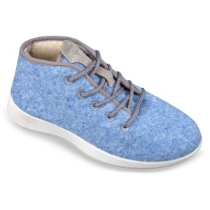 Ghete sport, ortopedice, lana naturala, Ortomed 5503-C160 bleu