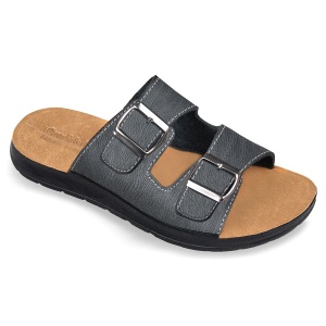 Papuci ortopedici, barbatesti, reglabili, OrtoMed 2715-P441 gri