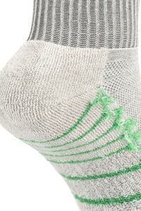 Sosete alergare, 7% fir argint , BonnySilver 303K gri-verde