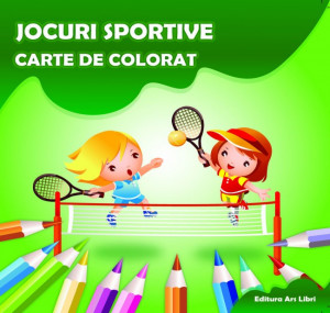 Carte de colorat - Jocuri sportive