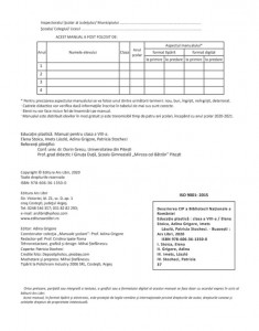 Educație plastică - manual pentru clasa a VIII-a - Img 2