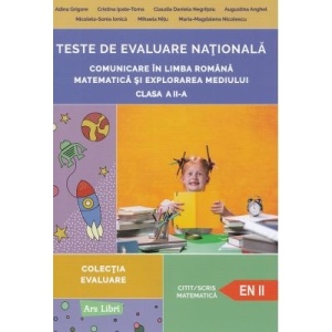 Teste de evaluare națională, Clasa a II-a - Exerciții în Limba Română, Matematică și explorarea mediului