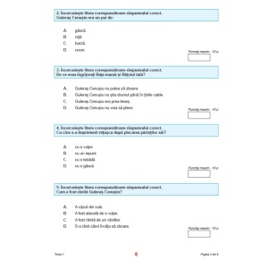 Teste de evaluare națională, Clasa a IV-a - Limba și literatura română, Matematică  - Img 4