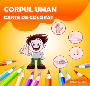 Carte de colorat - Corpul uman