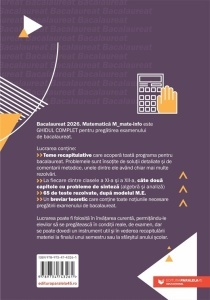 Matematică. Bacalaureat 2026. M_Mate-Info. Teme recapitulative. 65 de modele de teste rezolvate, după modelul M.E. Breviar teoretic - Img 2