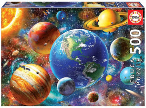 Puzzle 500 piese Solar Sistem. Puzzle 500 piese. .