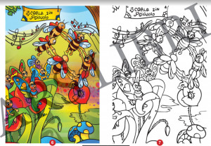 Colorează și creează o poveste cu fluturi! - Img 4