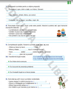 Descoperim împreună limba și literatura română! - Caiet de lucru clasa a III-a - Img 8