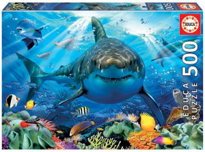 Puzzle 500 piese Great White Shark 18478
