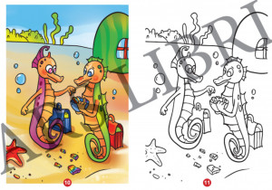 Coloreaza si creează o poveste cu căluți de mare! - Img 4