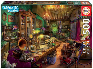 Puzzle Enigmatic Antic Attic. Puzzle 500 piese. .