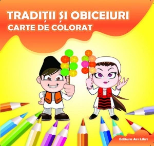 Carte de colorat - Tradiții și obiceiuri