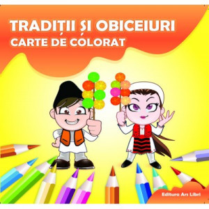 Carte de colorat - Tradiții și obiceiuri
