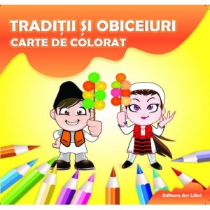 Carte de colorat - Tradiții și obiceiuri