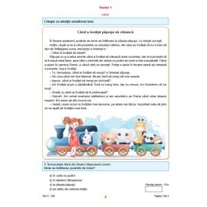 Teste de evaluare națională, Clasa a II-a - Exerciții în Limba Română, Matematică și explorarea mediului - Img 5