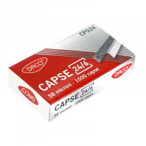 Capse 24/6 DACO, 1000 bucati/cutie